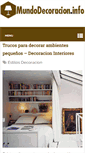 Mobile Screenshot of mundodecoracion.info